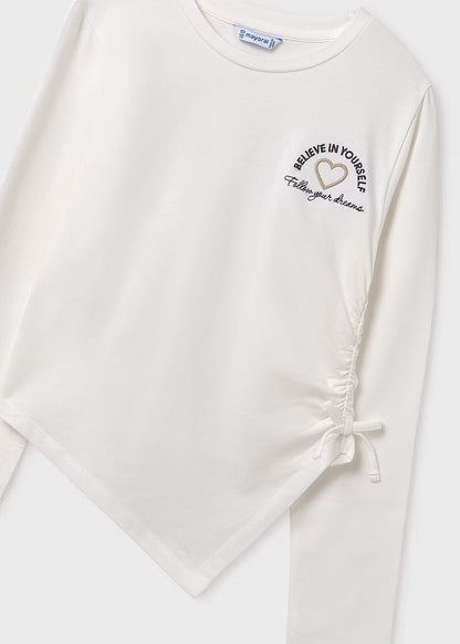 Camiseta recogedor lateral chica