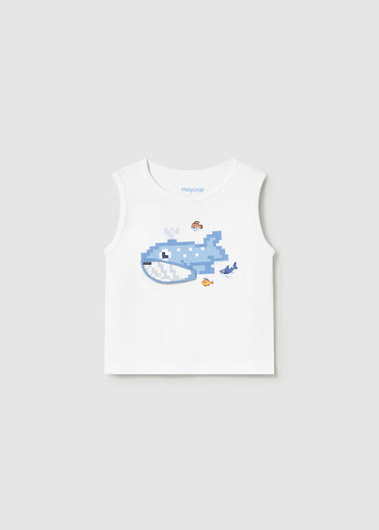 Camiseta sin mangas interactiva bebé