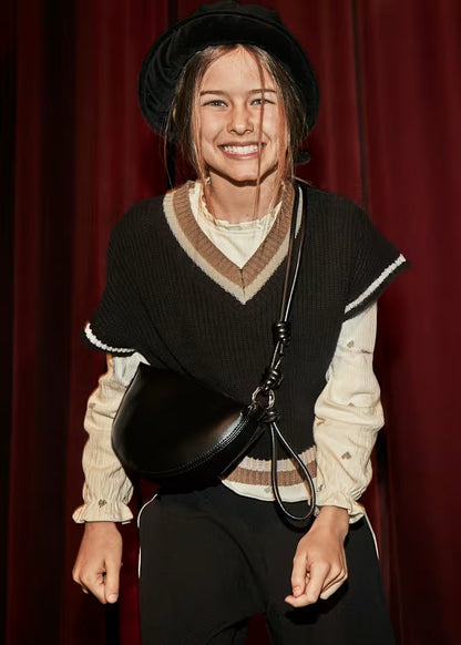 Chaleco contrastes chica