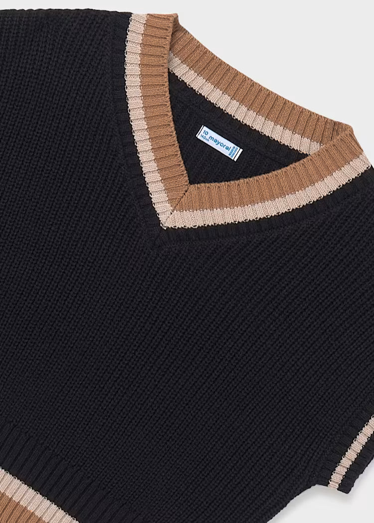 Chaleco contrastes chica