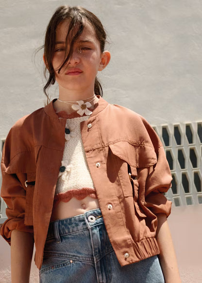Chaqueta hebillas chica