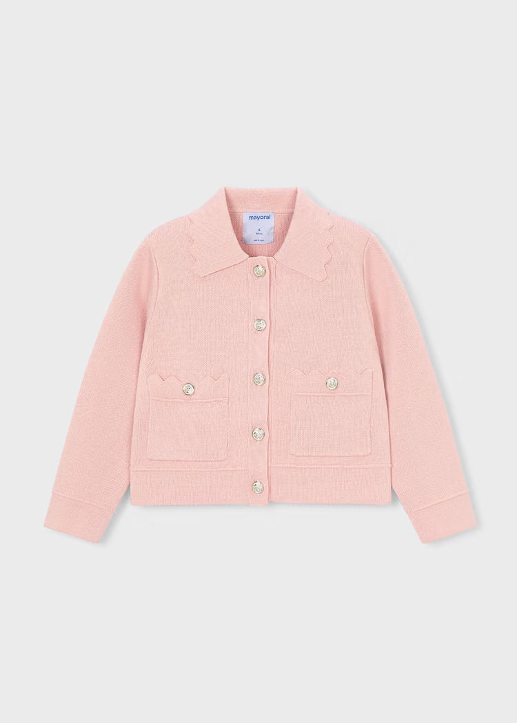 Chaqueta tricot niña