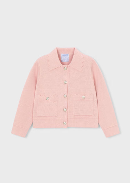 Chaqueta tricot niña