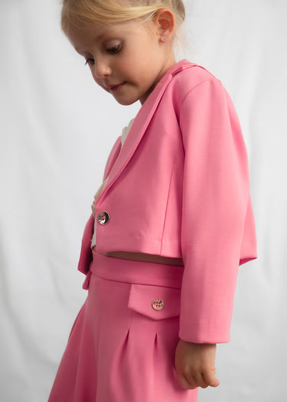 Chaqueta punto roma niña