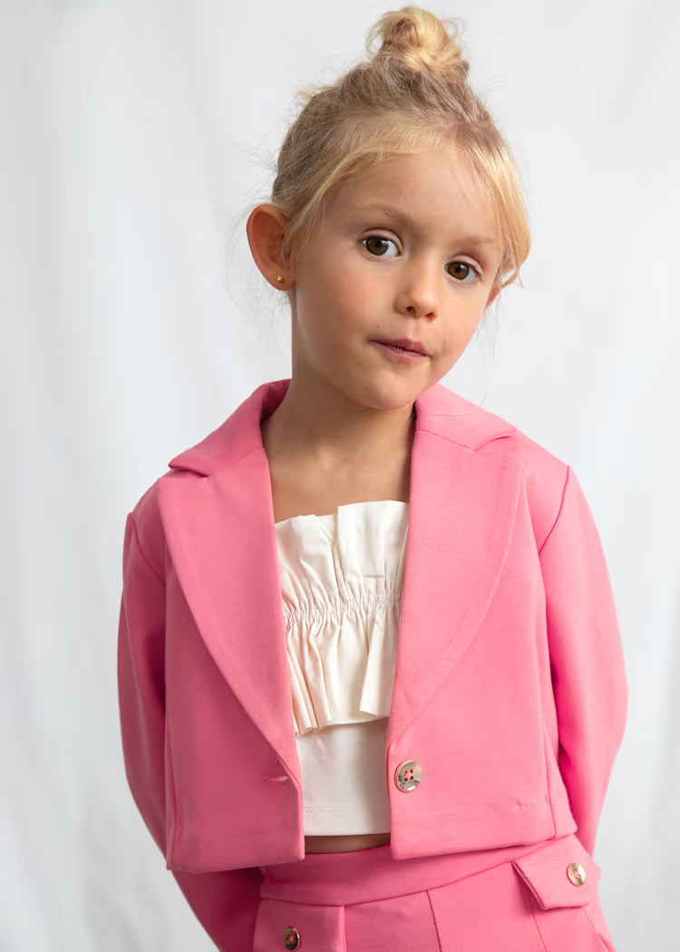 Chaqueta punto roma niña