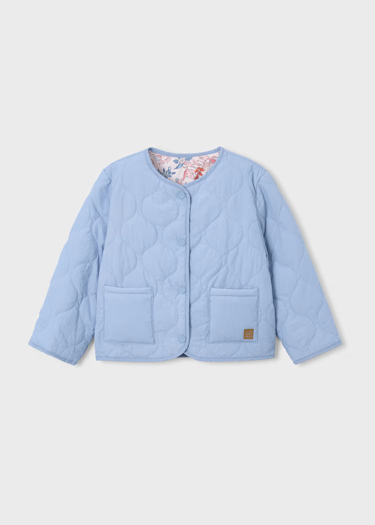 Chaqueta reversible acolchada niña
