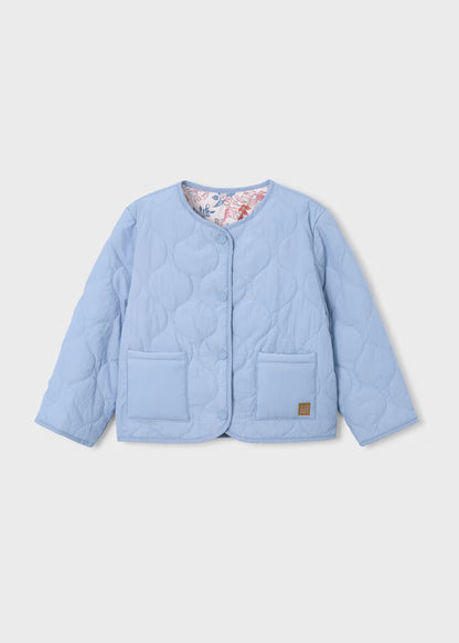 Chaqueta reversible acolchada niña