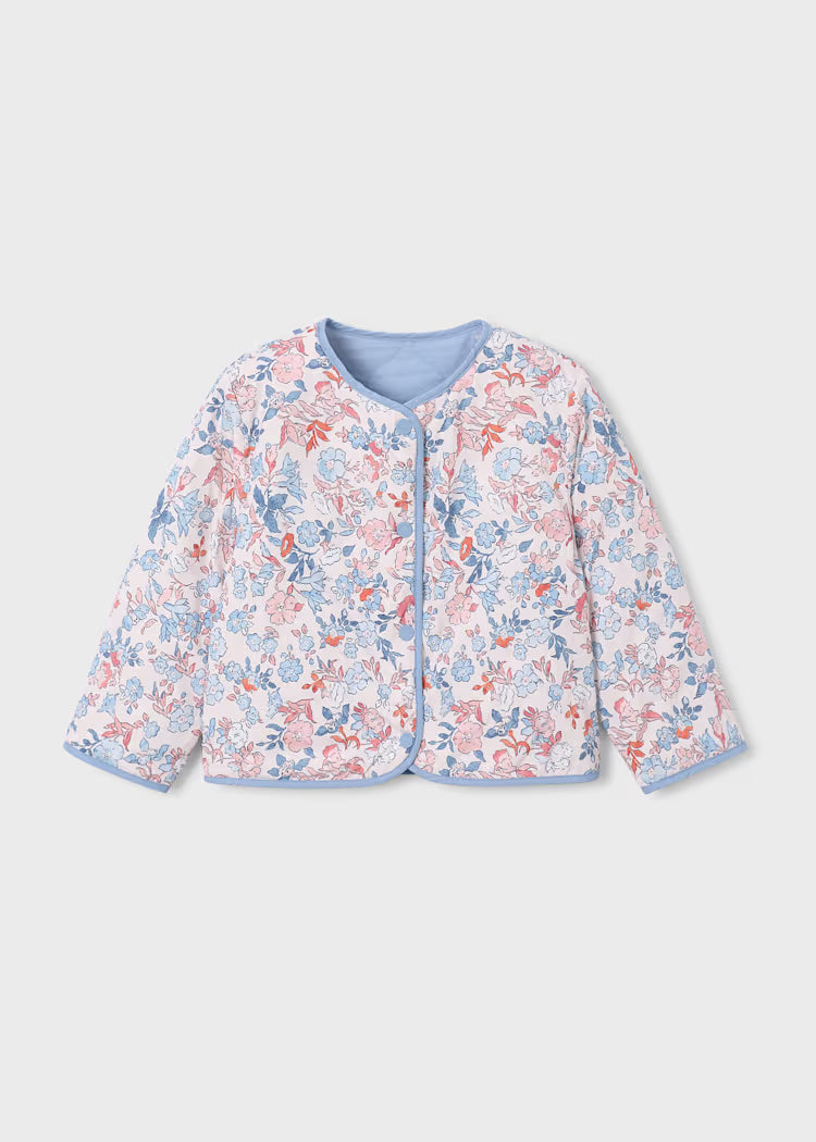 Chaqueta reversible acolchada niña