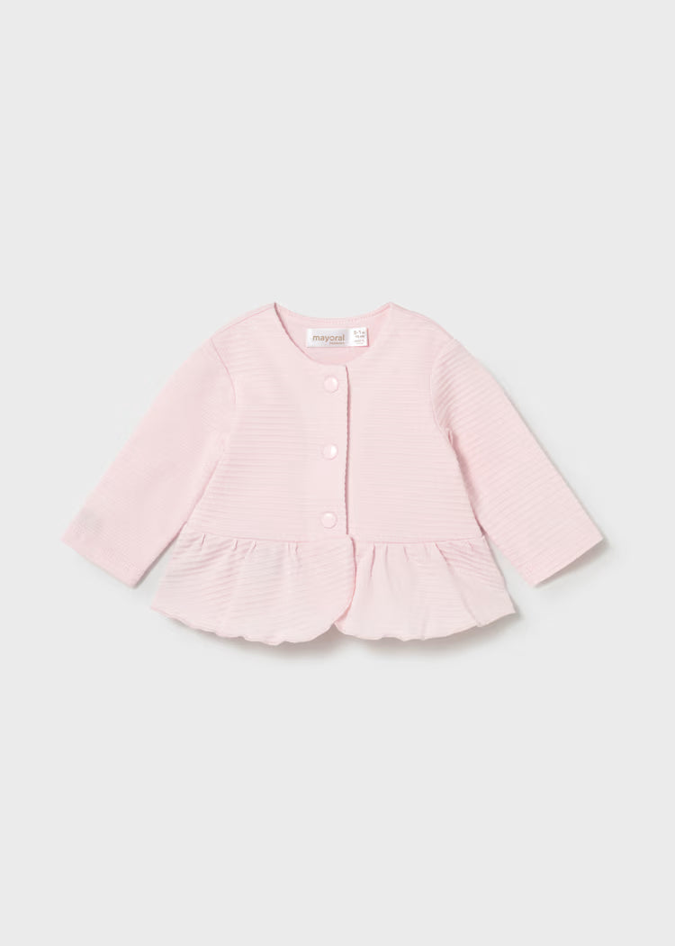 Conjunto 3 piezas con chaqueta recién nacida