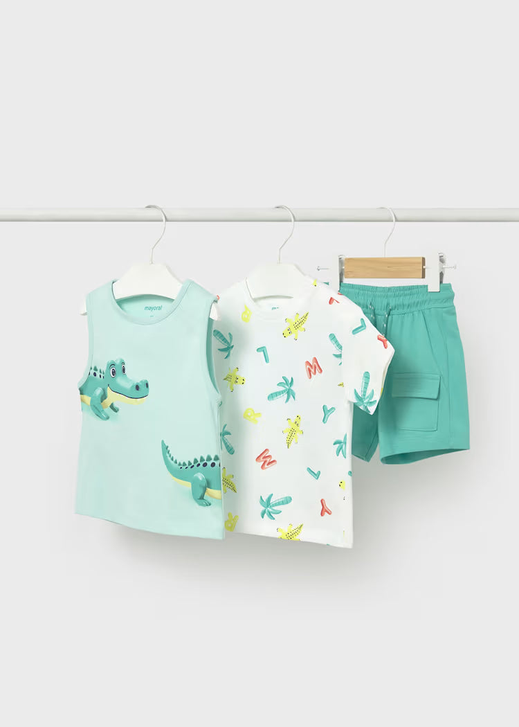 Conjunto 3 piezas estampado bebé