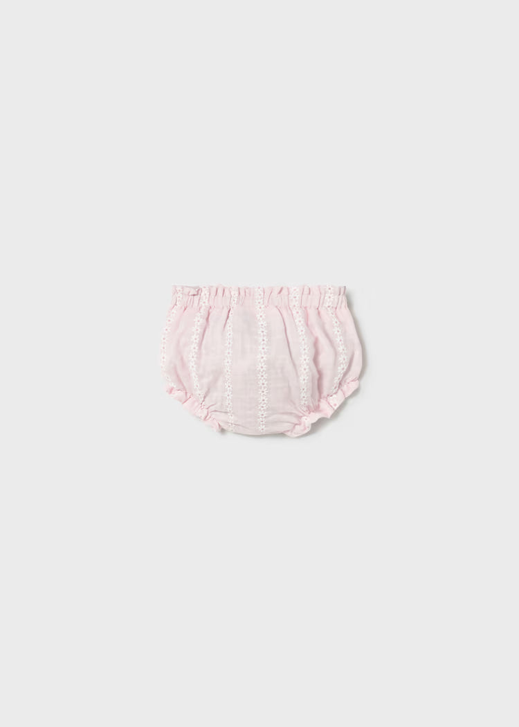 Conjunto 3 piezas tricot recién nacida