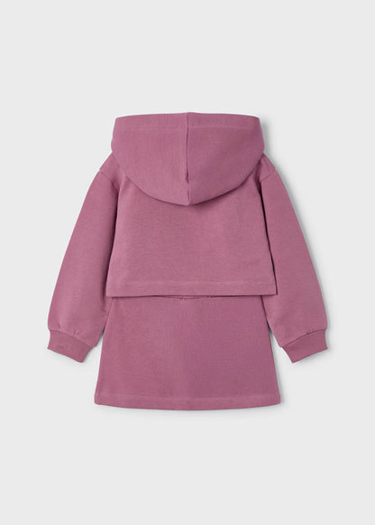 Conjunto falda sudadera niña
