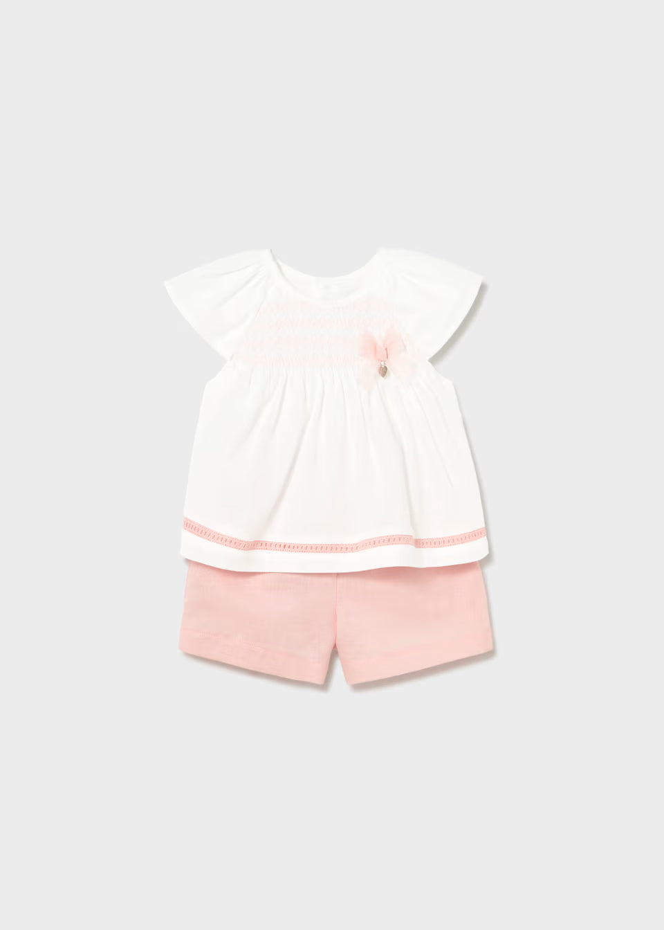 Conjunto pantalón corto y blusa bebé