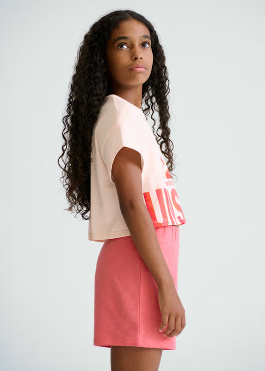 Conjunto pantalón corto y camiseta sol chica