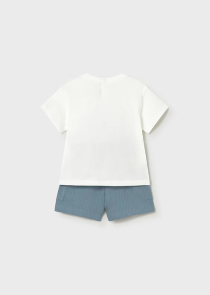 Conjunto pantalón y camiseta animalitos bebé