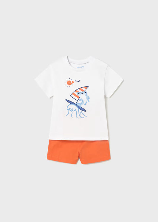 Conjunto pantalón y camiseta bebé