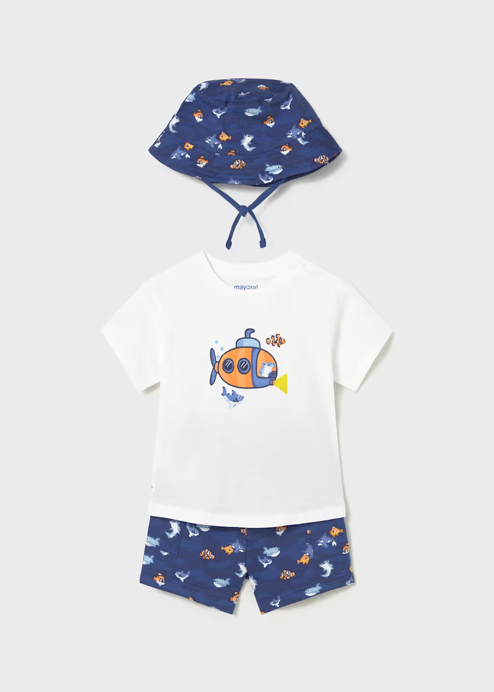 Conjunto punto 3 piezas con gorro bebé