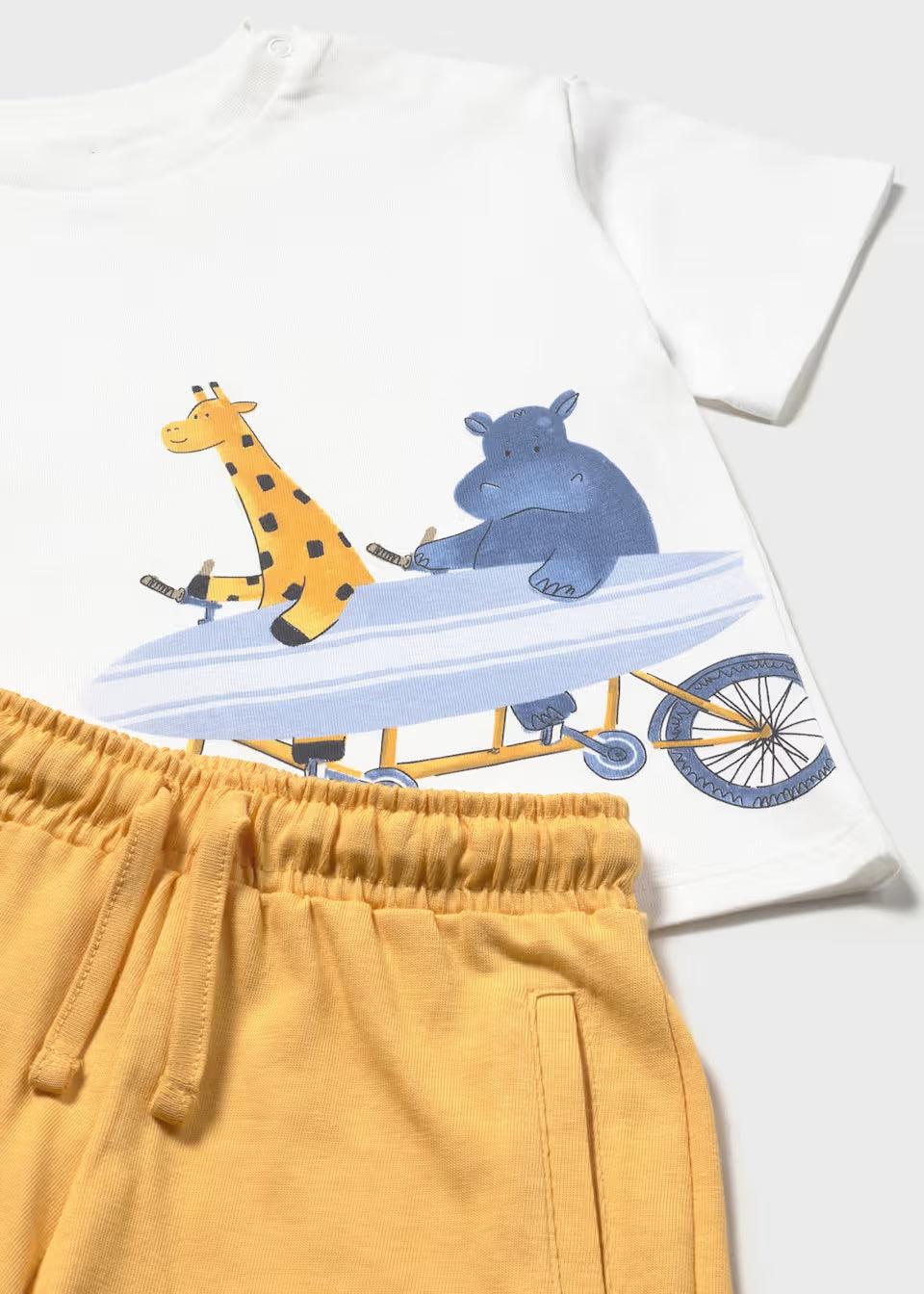 Conjunto punto pantalón y camiseta surf bebé