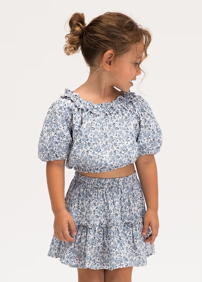 Falda estampada niña