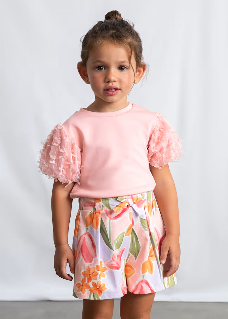 Falda pantalón tablas ceremonia niña