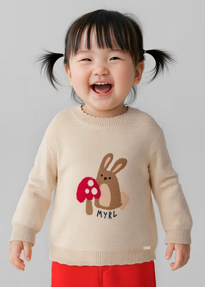 Jersey animal jacquard bebé