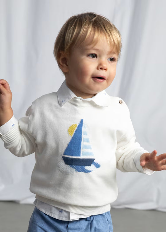 Jersey intarsia bebé