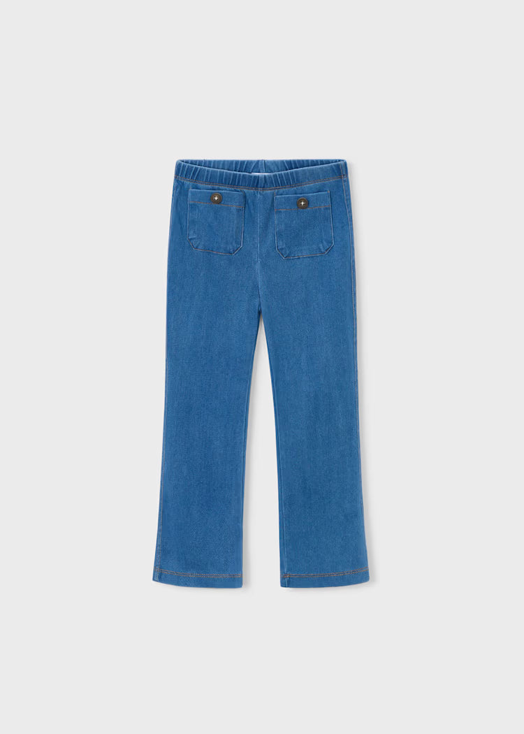 Legging flare bolsillos niña