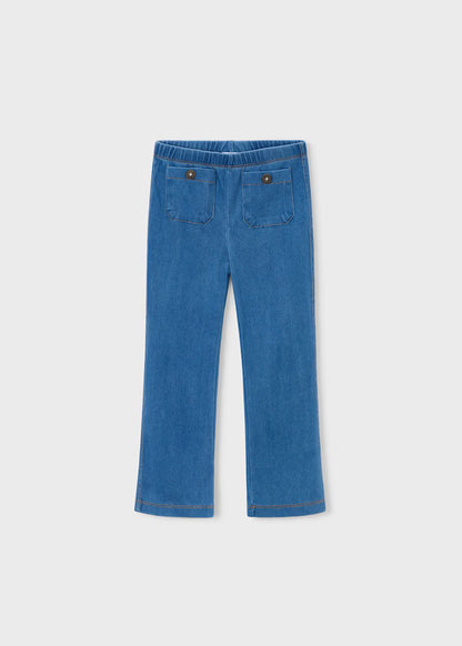 Legging flare bolsillos niña