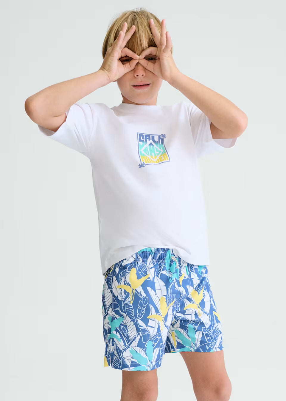 Bañador estampado chico