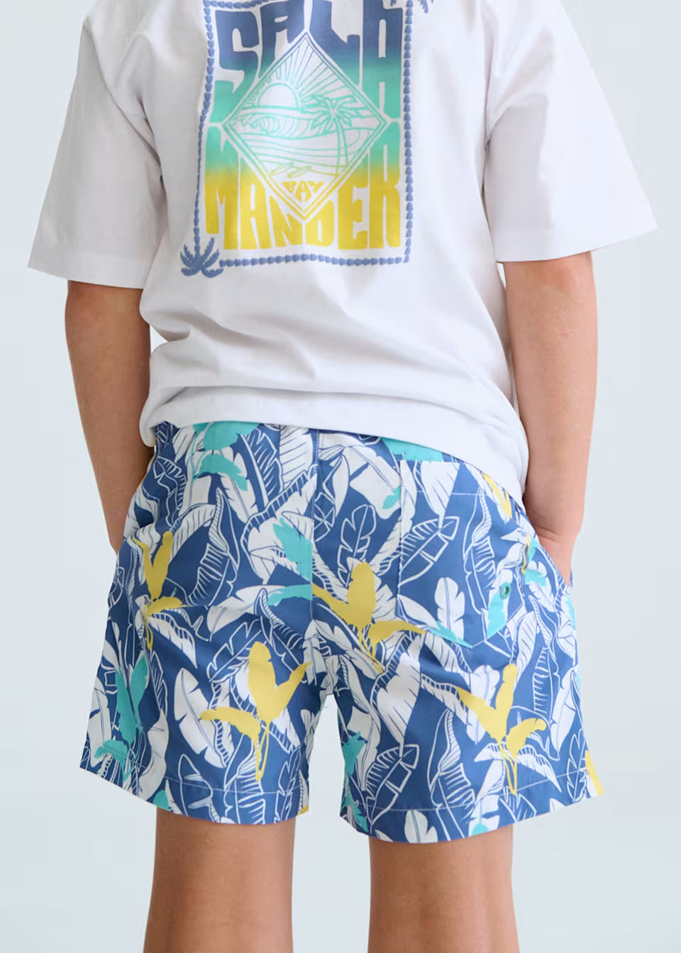 Bañador estampado chico