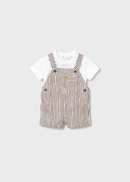 Conjunto peto y playera recién nacido