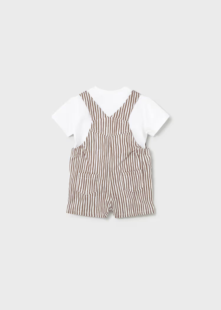 Conjunto peto y playera recién nacido