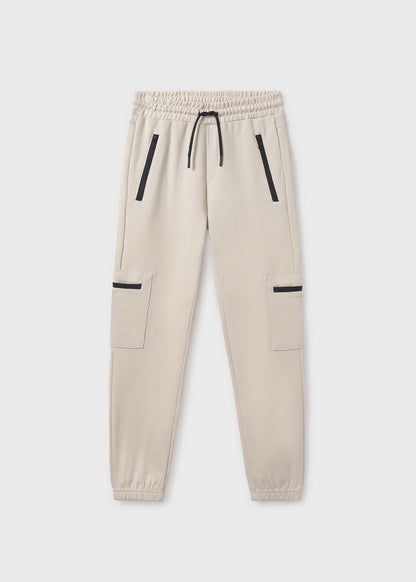 Pantalón casual contrastes chico
