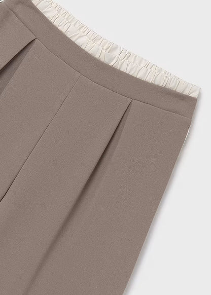 Pantalón cintura doble chica