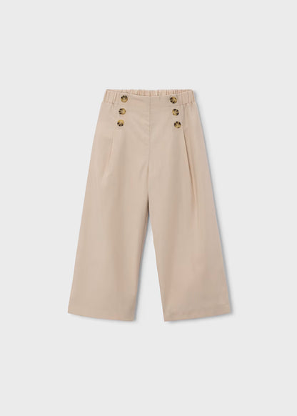 Pantalón largo botones niña