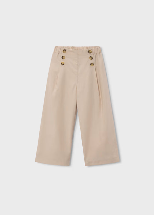 Pantalón largo botones niña