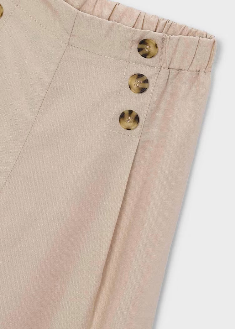 Pantalón largo botones niña