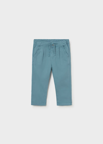 Pantalon relaxed con lino bebé