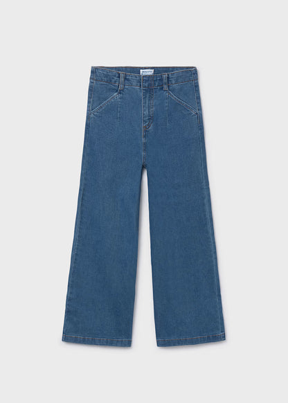 Pantalón vaquero acampanado chica