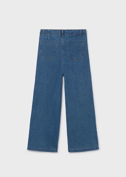 Pantalón vaquero acampanado chica