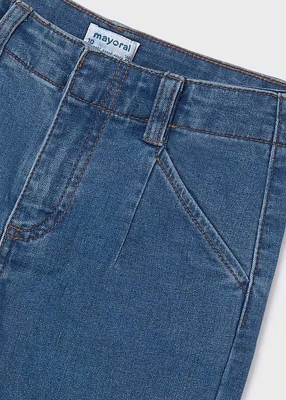 Pantalón vaquero acampanado chica