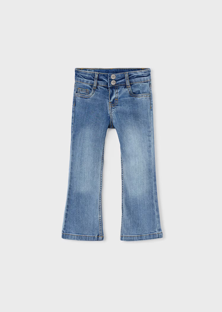 Pantalón vaquero flare niña