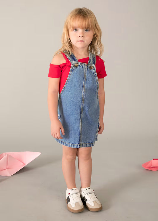 Peto vaquero fluido niña