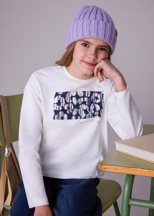 Playera gráfica chica