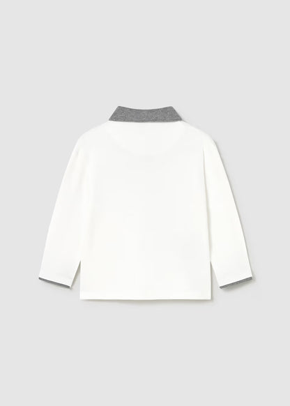 Polo contraste bebé