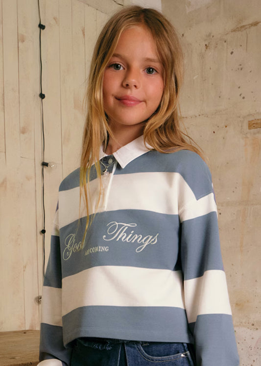 Polo corto rayas chica