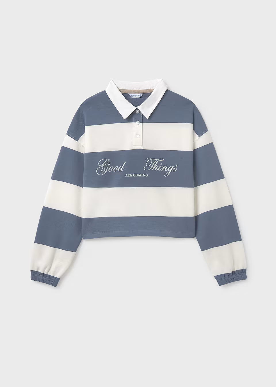 Polo corto rayas chica