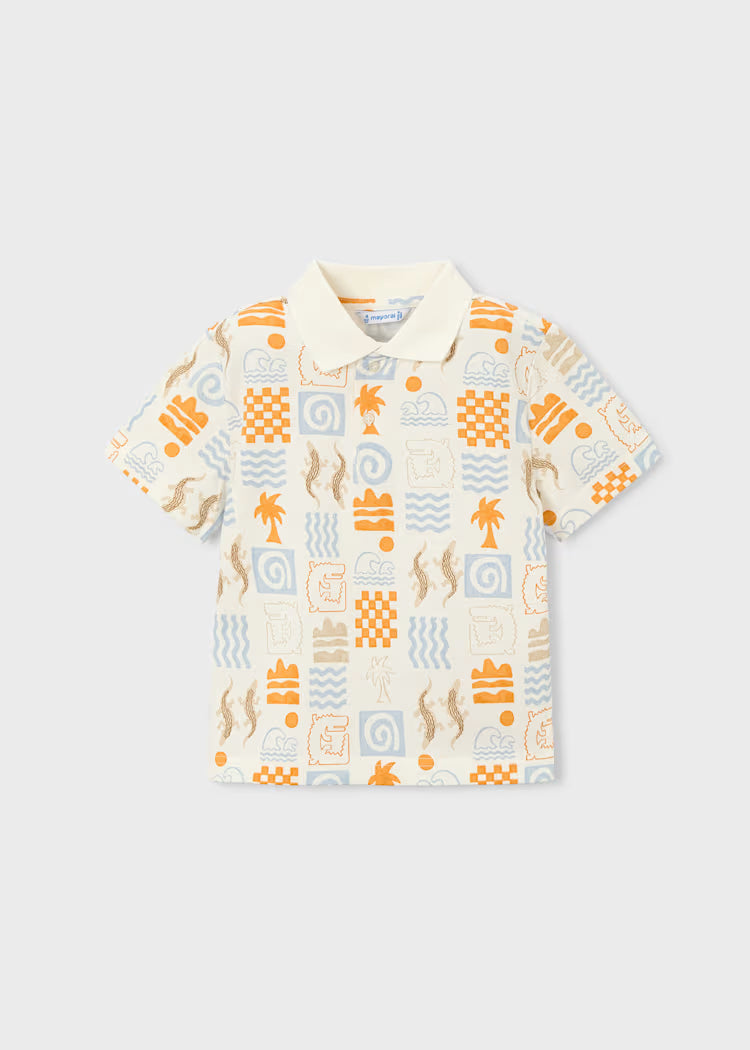 Polo estampado niño
