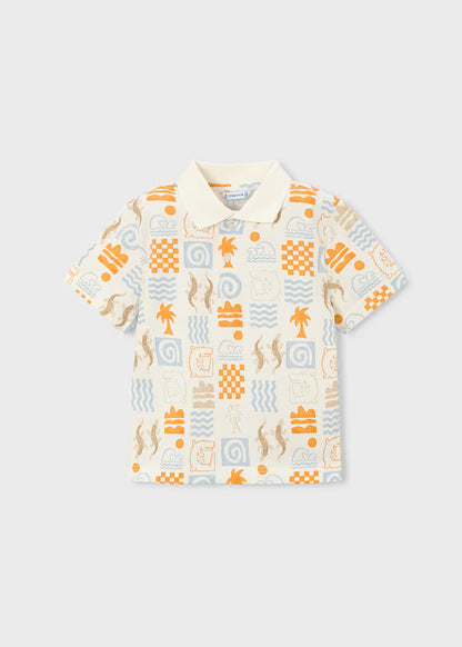 Polo estampado niño