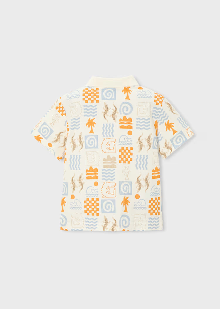 Polo estampado niño